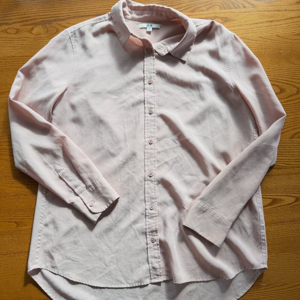Uniqlo Pink Button Up